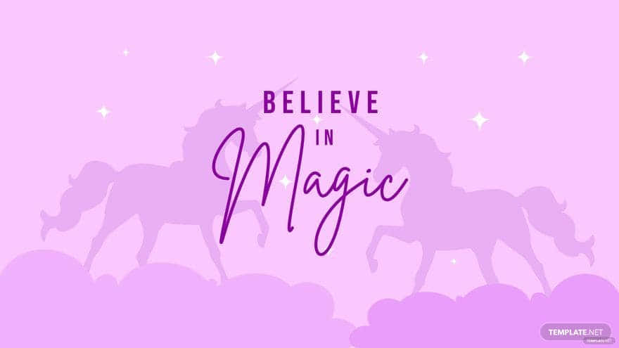 Vibrant Magical Dream Of A Unicorn 🦄 Wallpaper