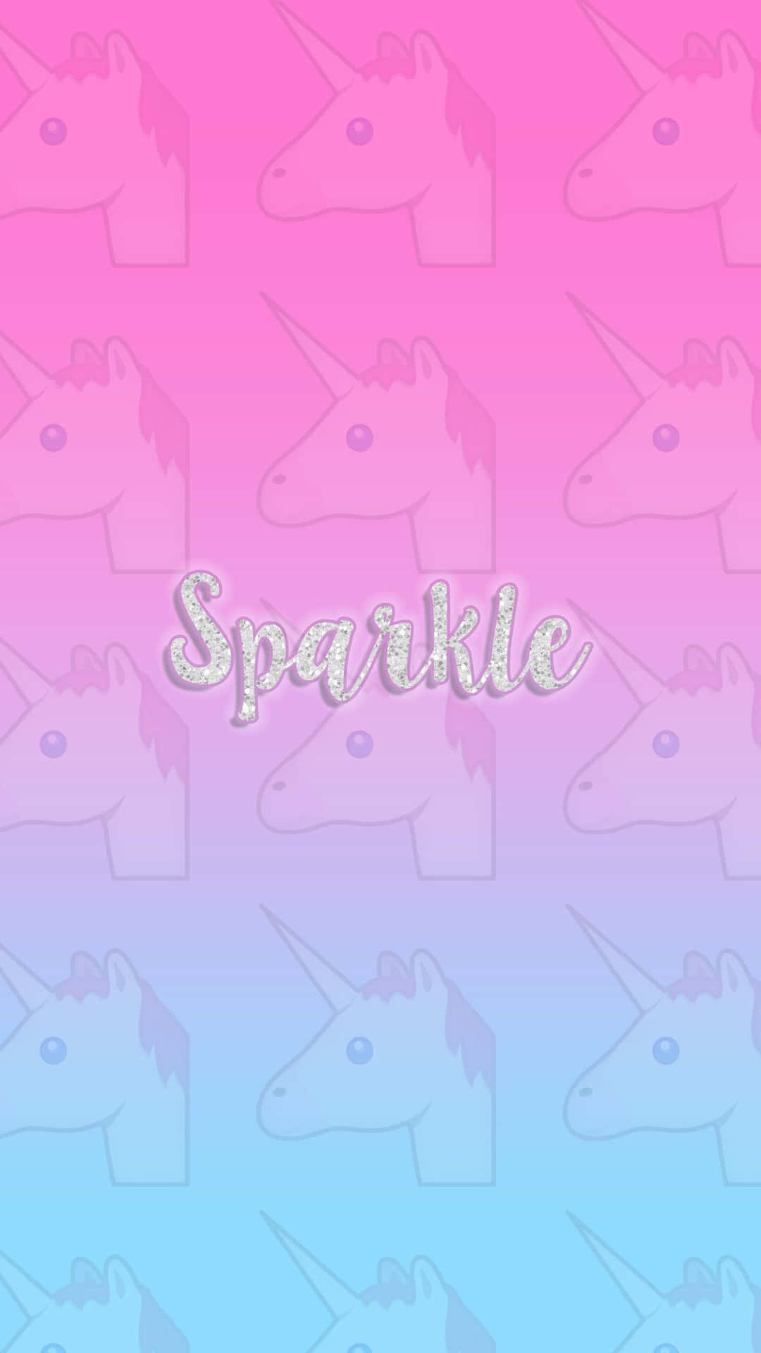 Sparkle Unicorn Aesthetic Wallpaper
