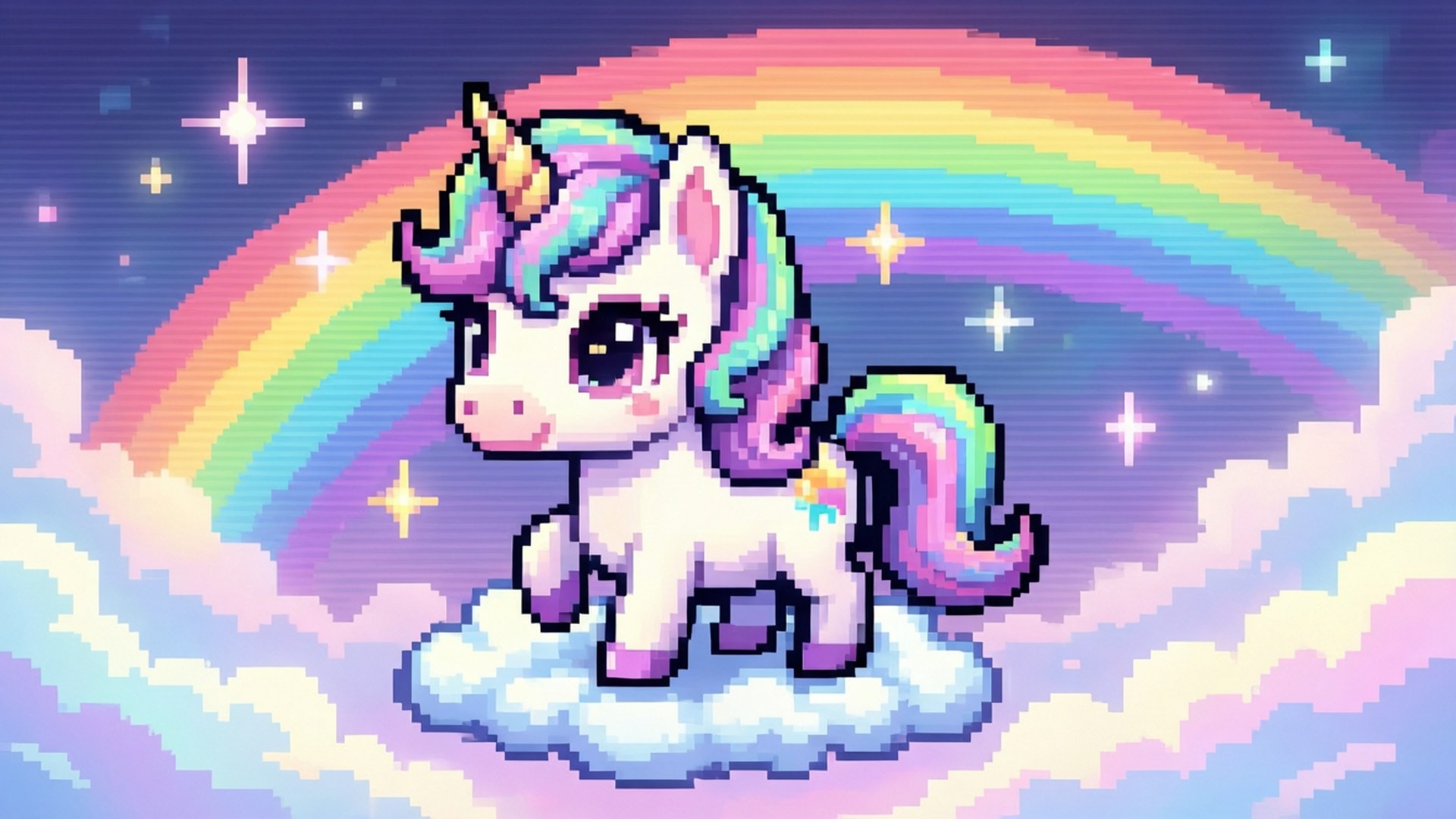 Einhornwolke Wallpaper