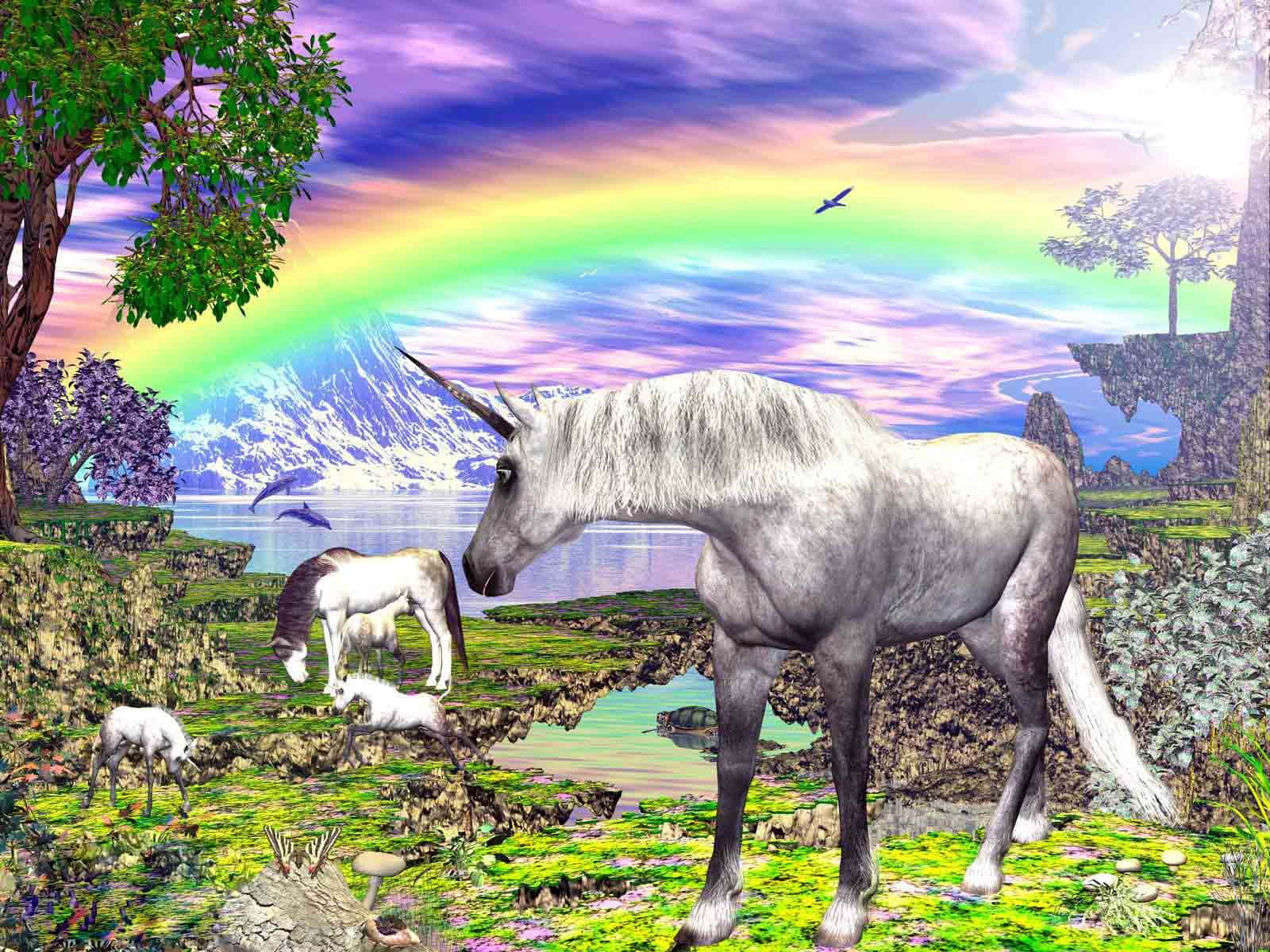 Un'immagineda Colorare Con Un Magico Unicorno
