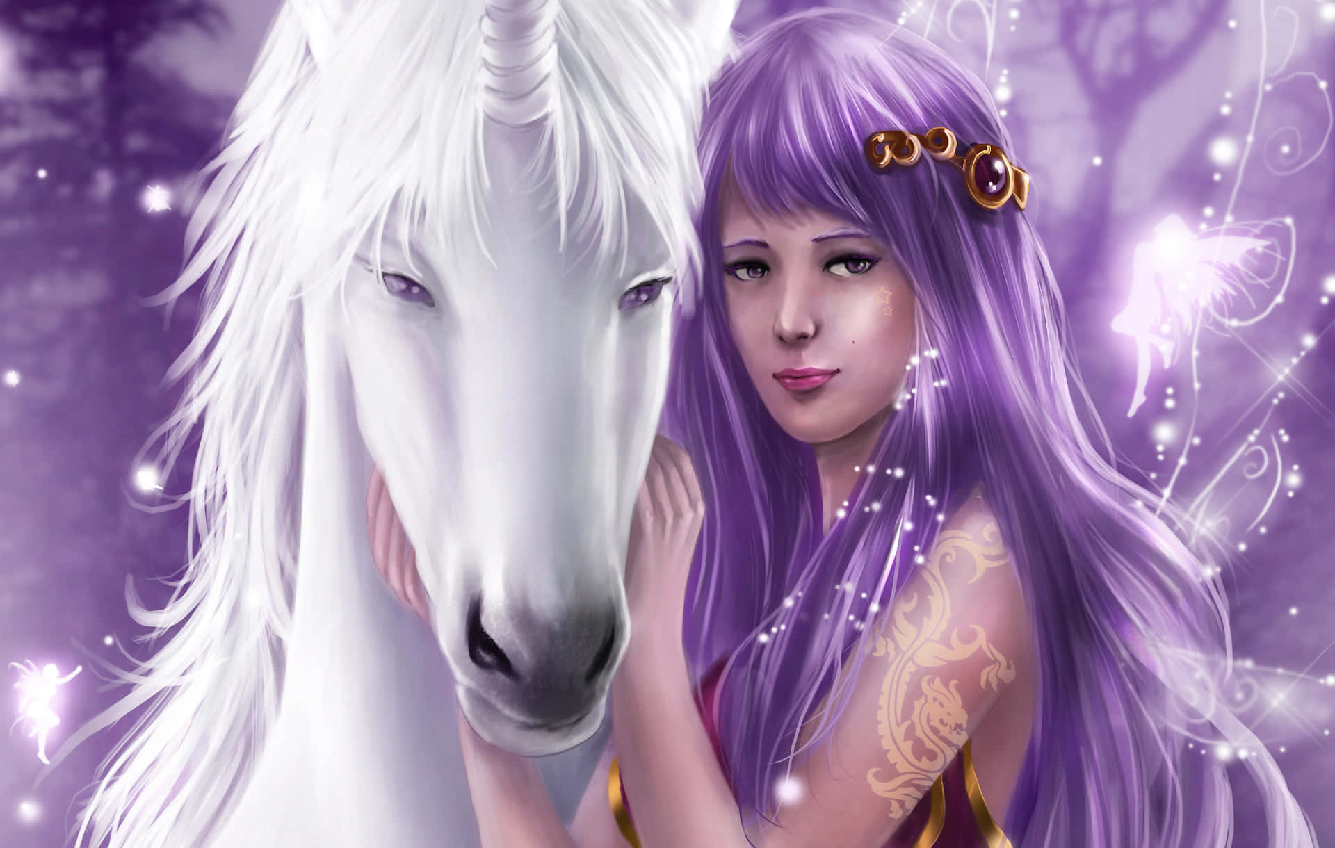 A Magical Fantasy: Unicorn Coloring
