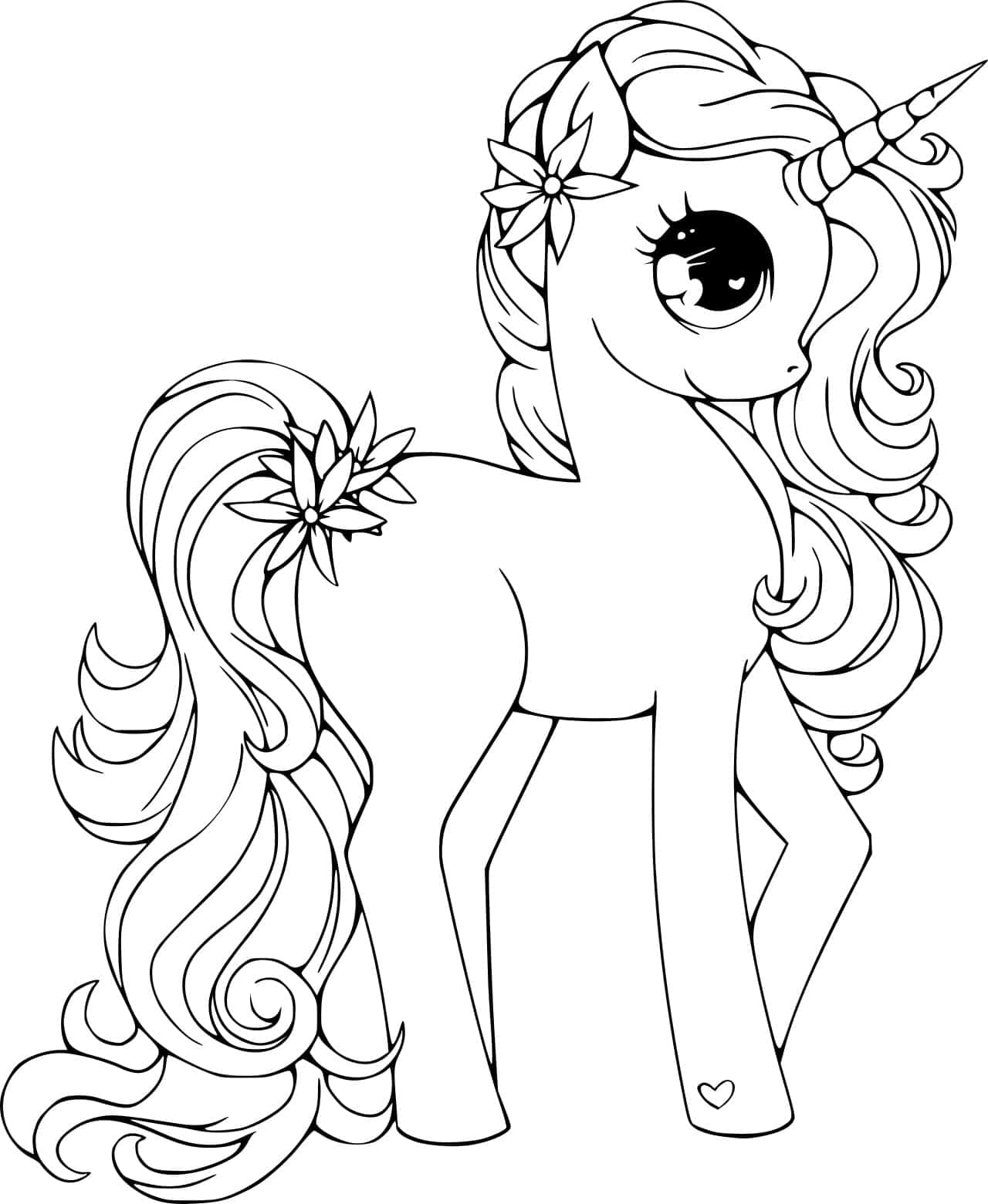 My Little Pony Unicorn Coloring Picture