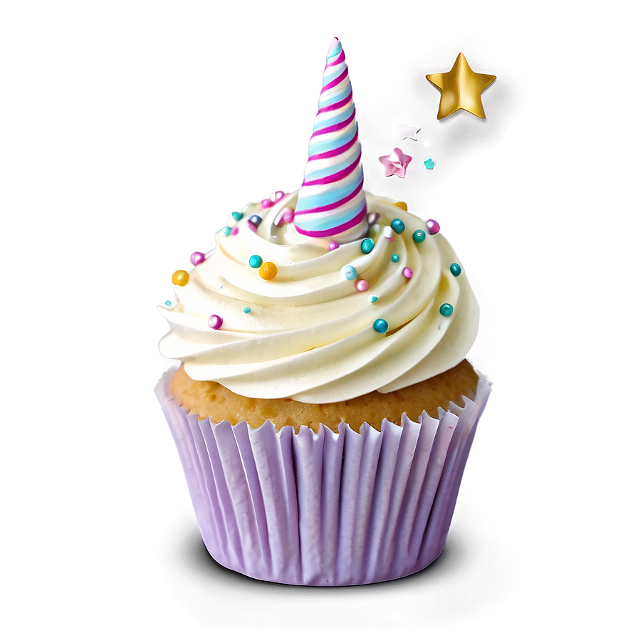 Unicorn Cupcake Png 05032024 PNG