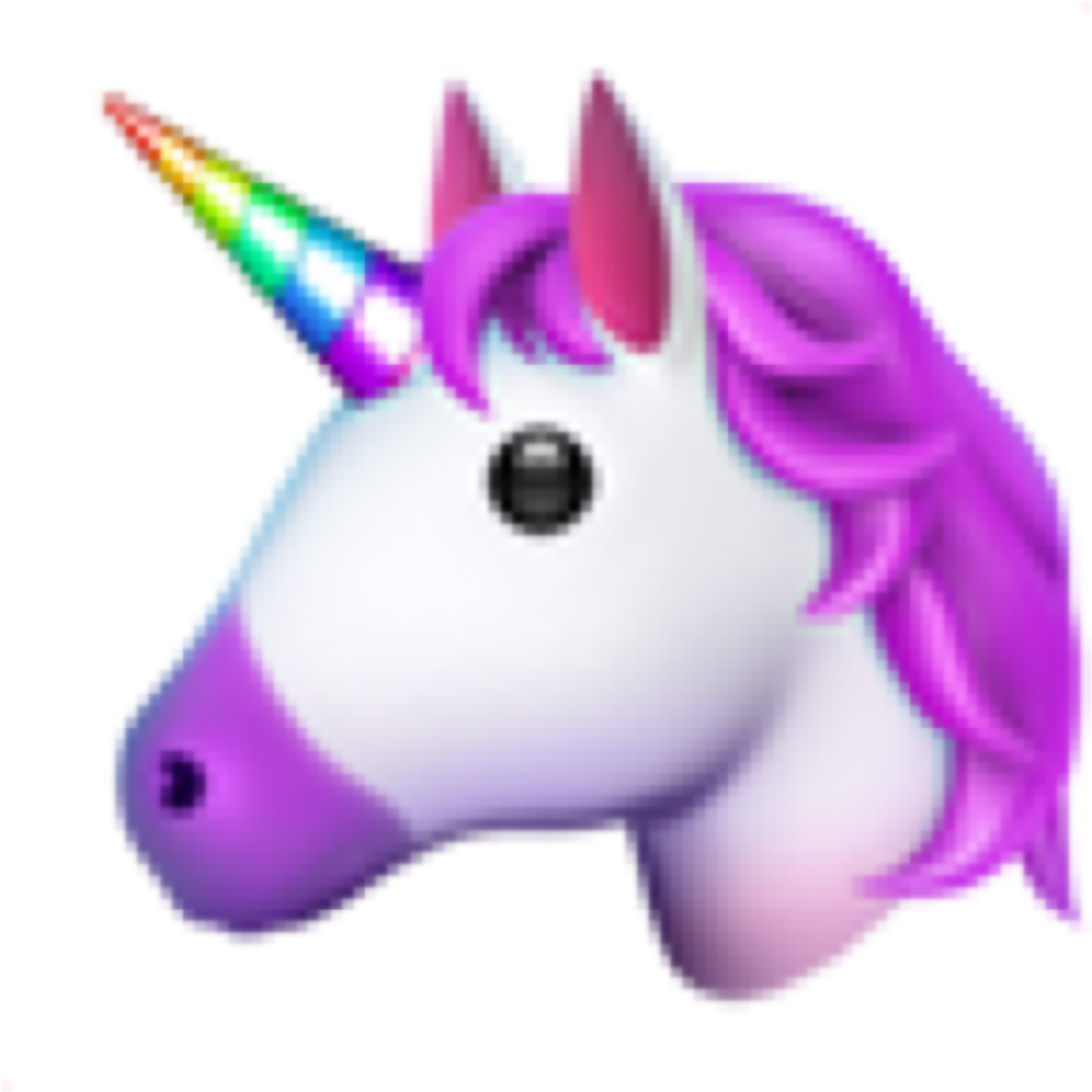 Unicorn Emojii Phone PNG