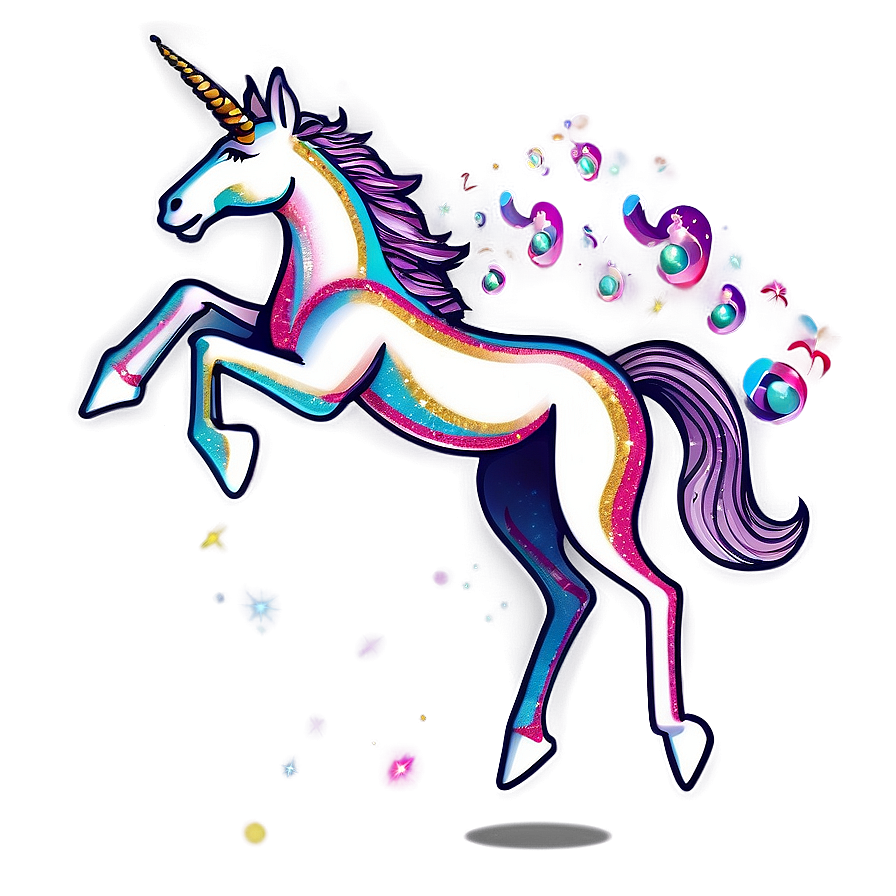 Unicorn Glitter Png 75 PNG