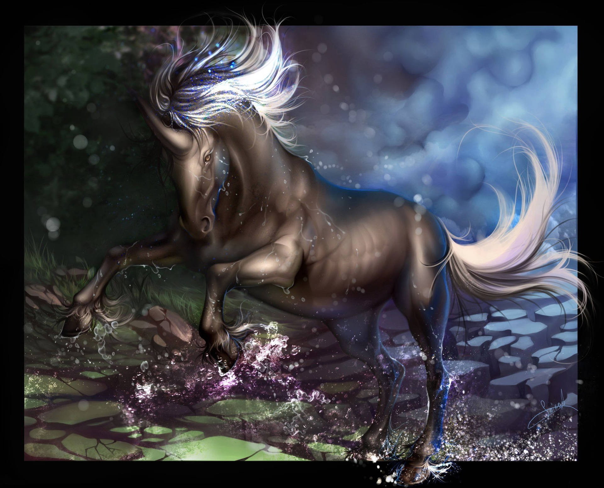 Unicorn Hoofs Background
