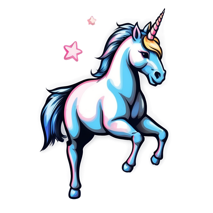 Unicorn Illustration Png Htr PNG