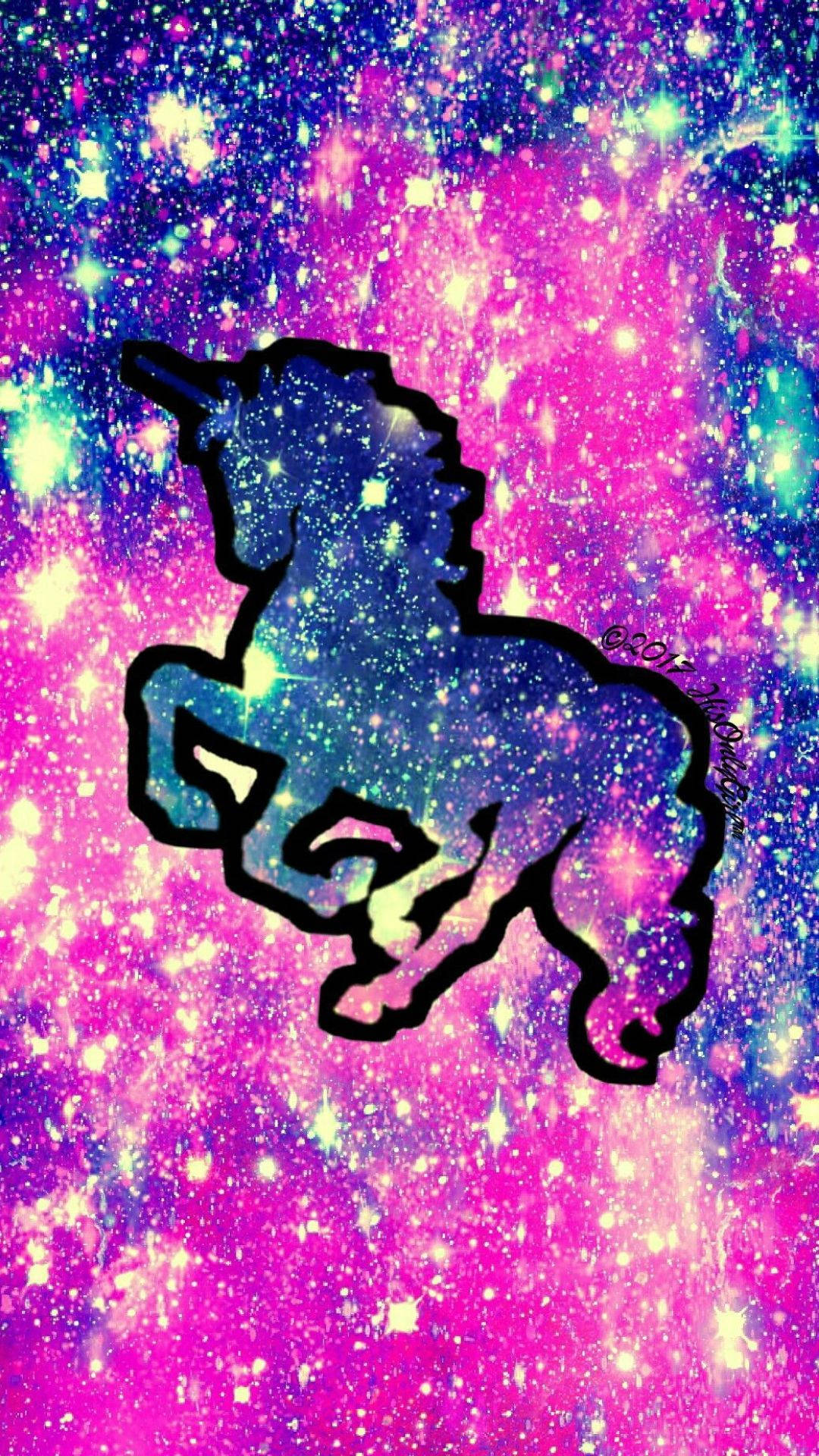 Unicorn In Cute Galaxy Picture
