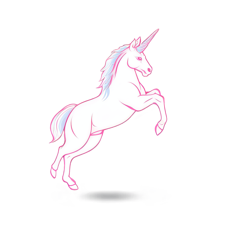 Unicorn Outline Png Xux PNG