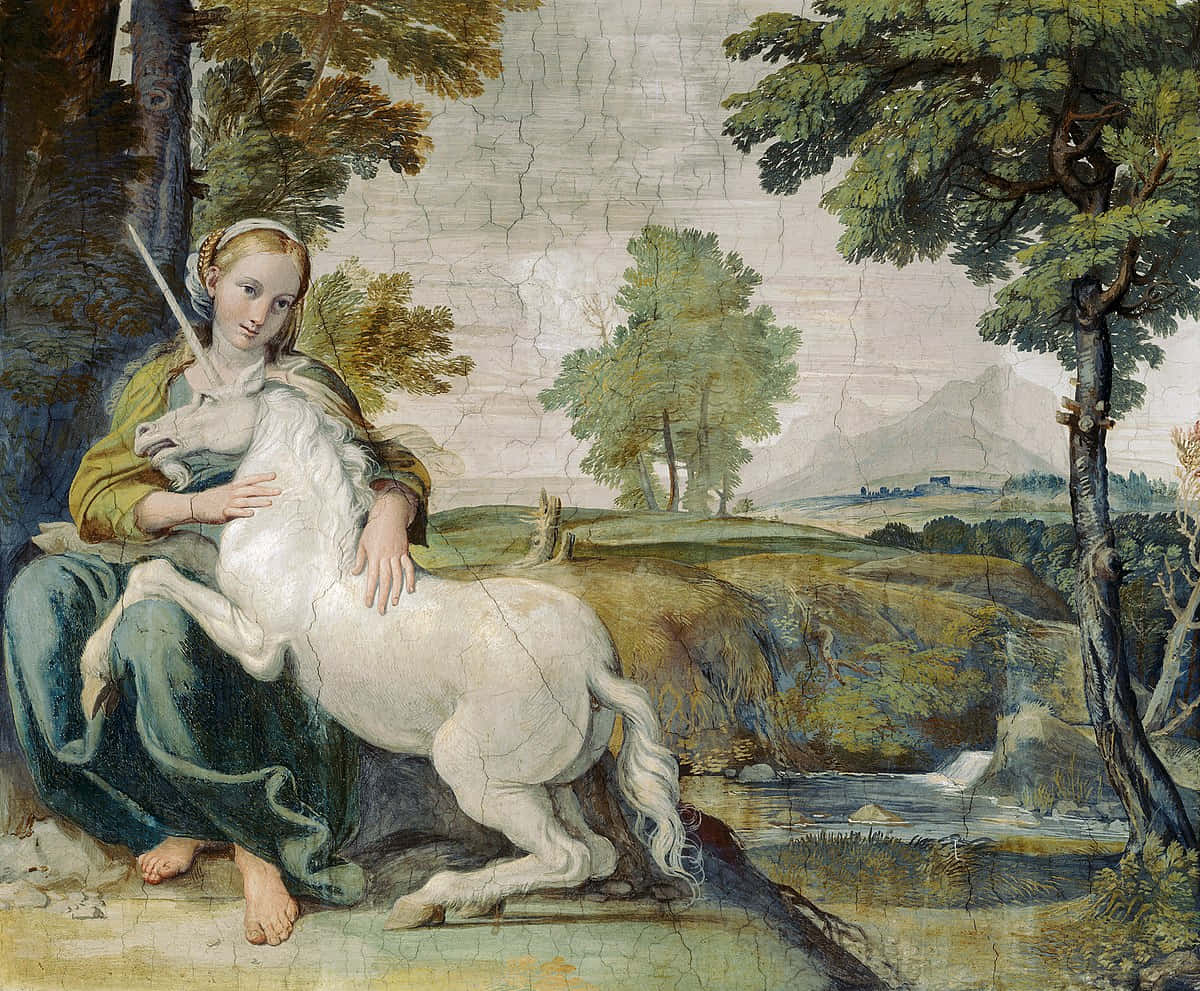 Maiden Taming The Unicorn Picture
