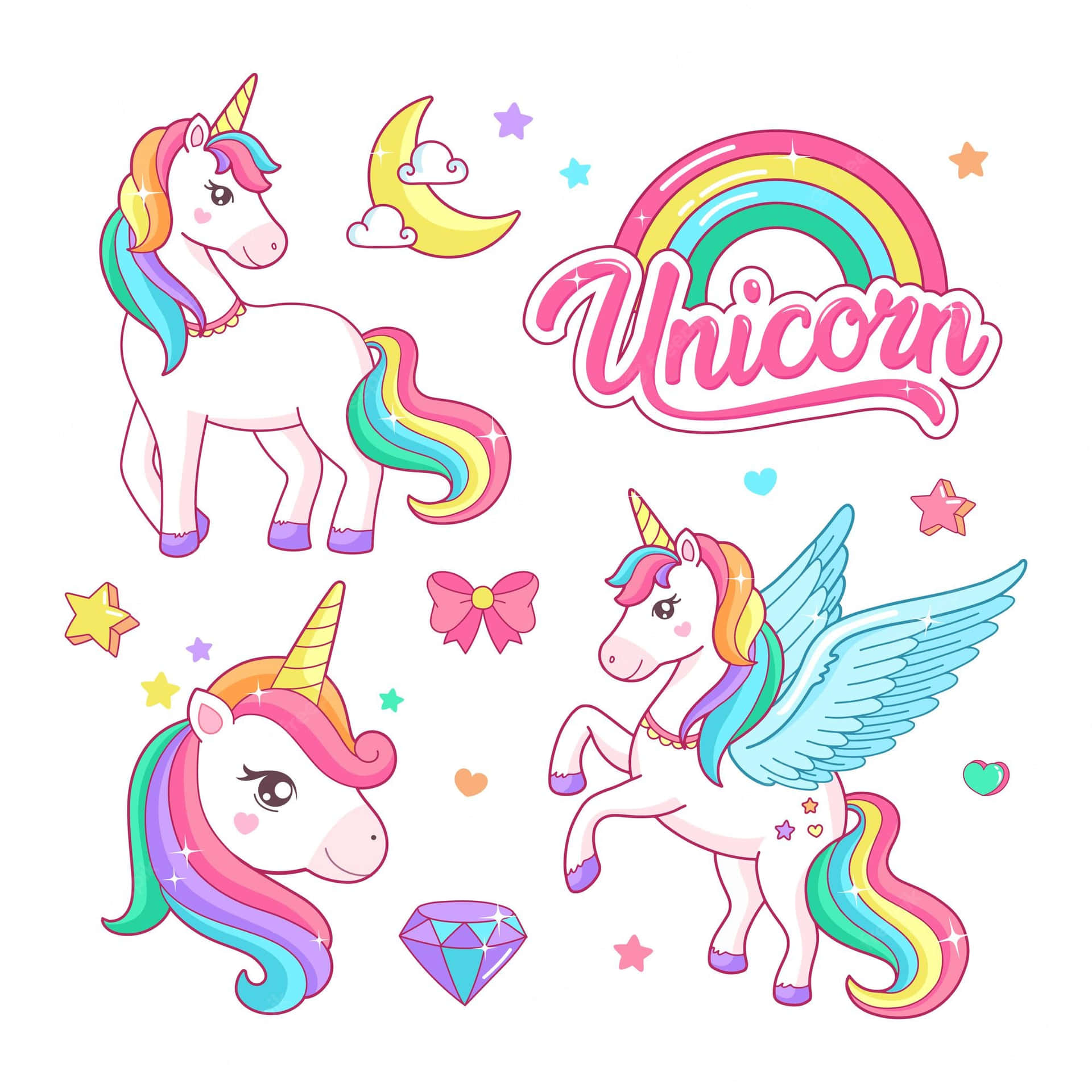 Unicorn Vector Art Pictures
