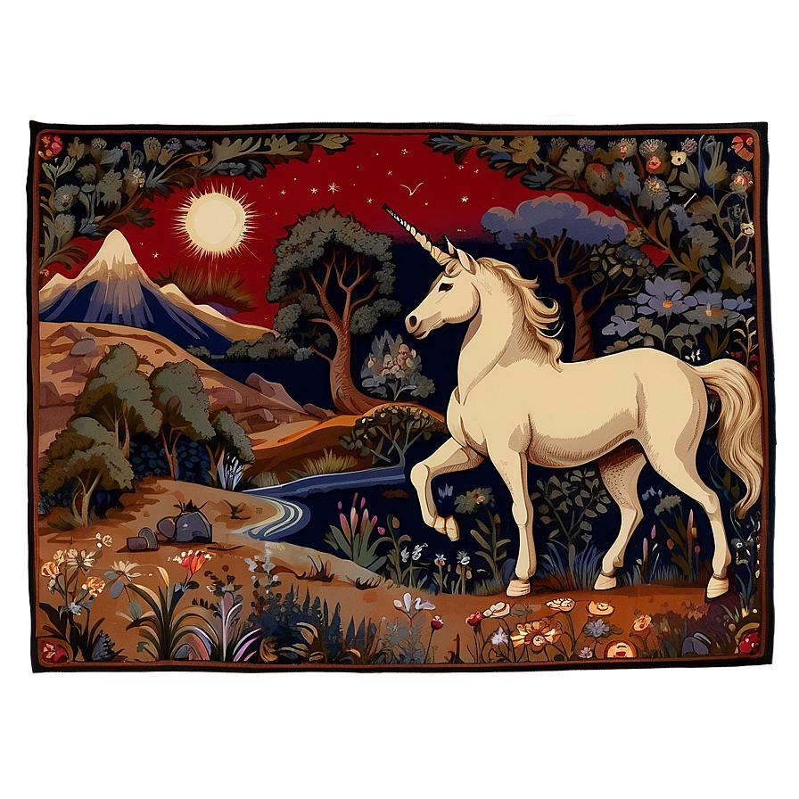 Unicorn Tapestry Png Bhw PNG