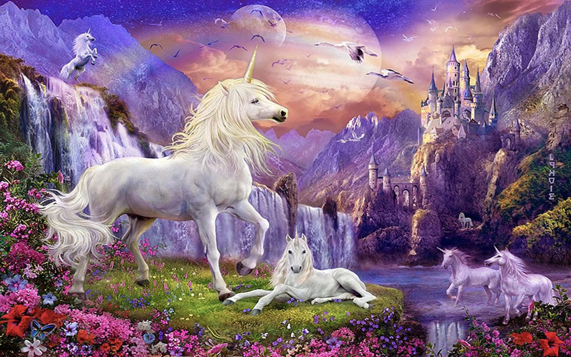 Magical Unicorns Rule the Forest