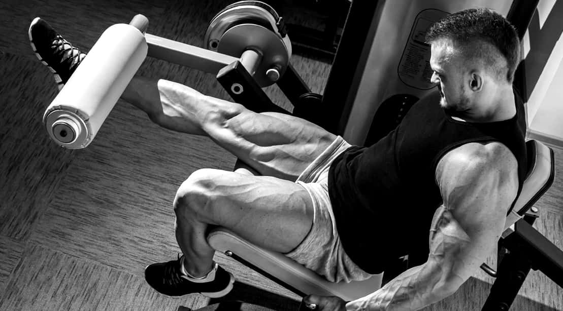Unilateral Lower Body Exercise In Black And White Wallpaper