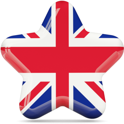 Union Jack Star Balloon PNG