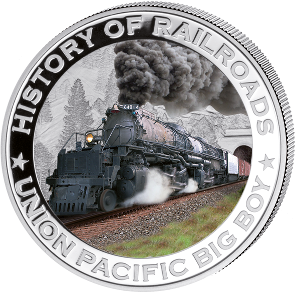 Union Pacific Big Boy Train Coin PNG