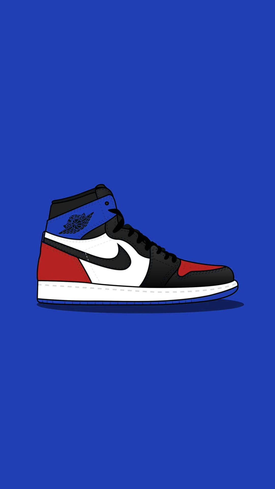Unióntormenta Azul Nike Jordan 1 Fondo de pantalla