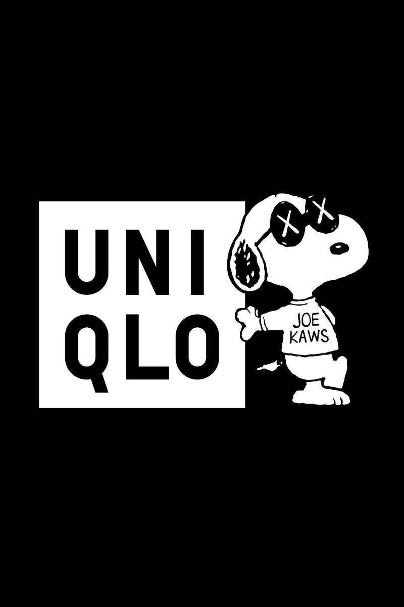 Uniqlo Black And White Snoopy Wallpaper