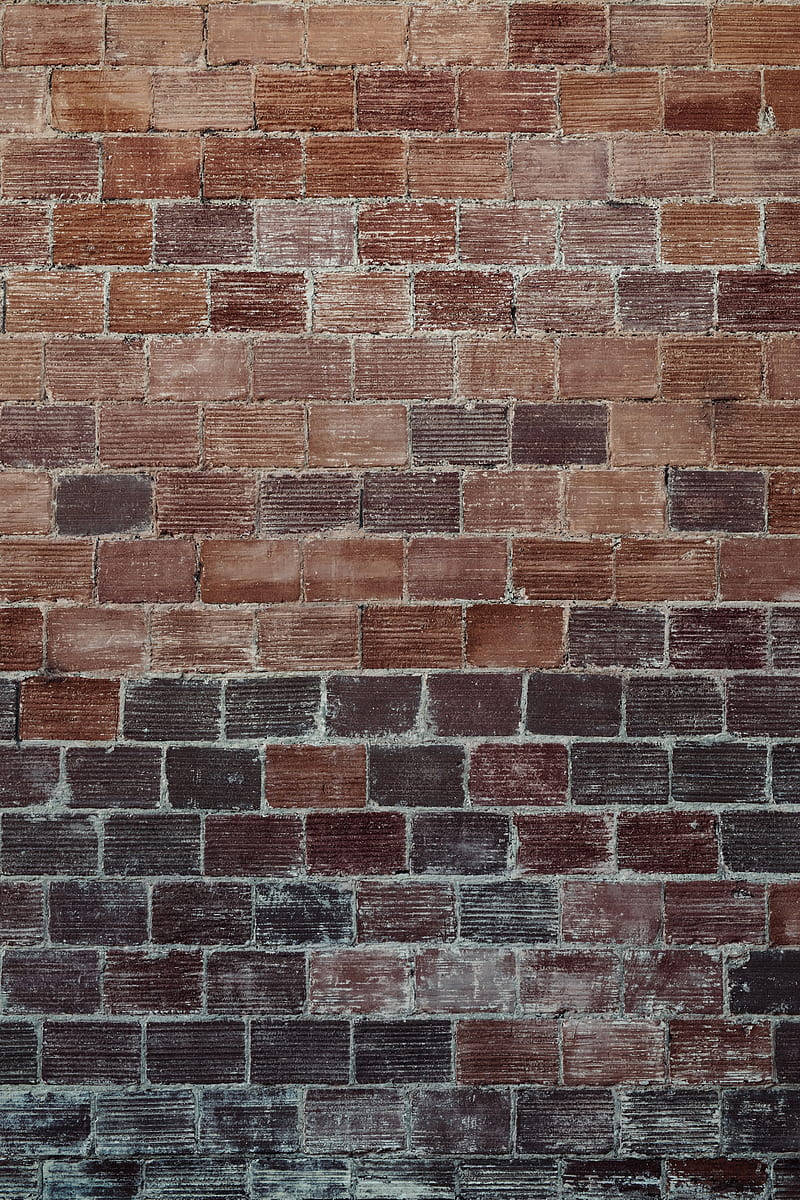 Unikt arrangement af murstens struktur Wallpaper