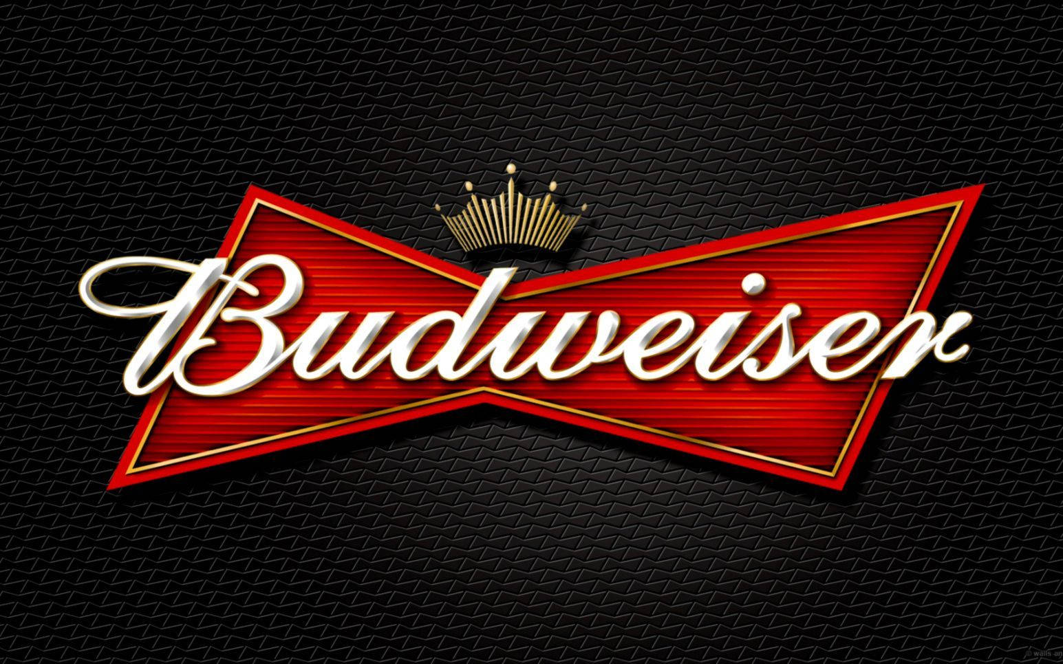 Unique Embossed Budweiser Logo Wallpaper
