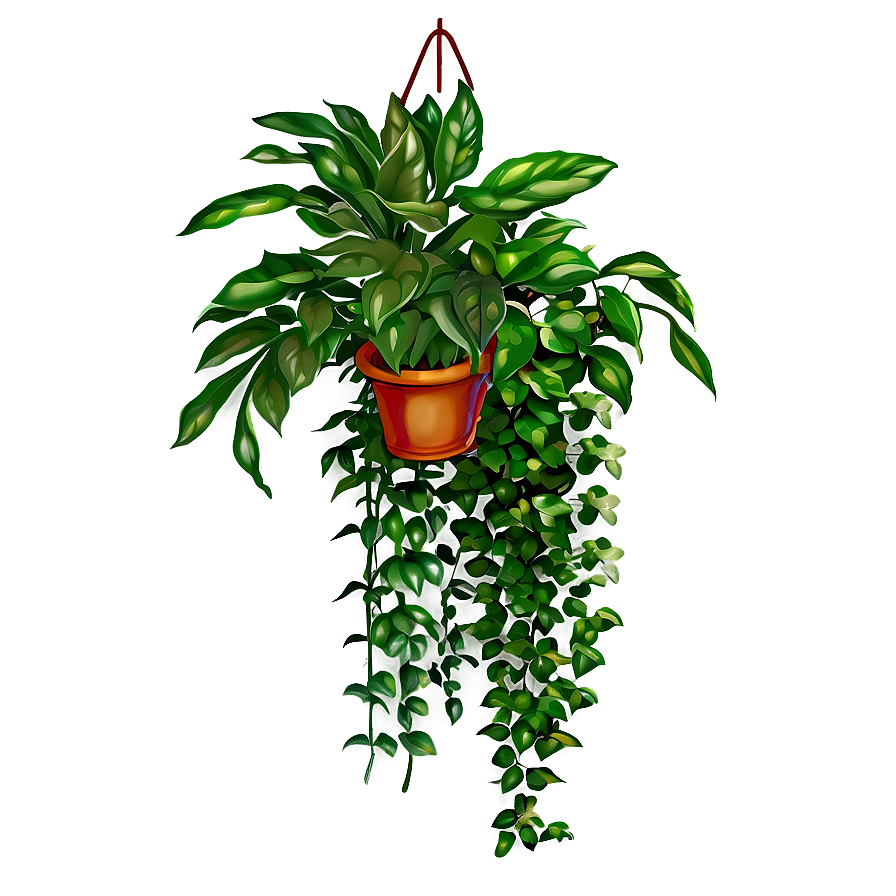 Unique Hanging Plant Png 05252024 PNG