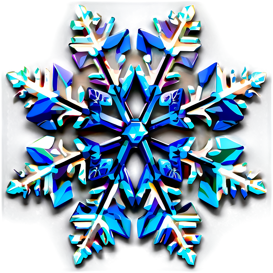 Unique Snowflake Illustration Png 05252024 PNG