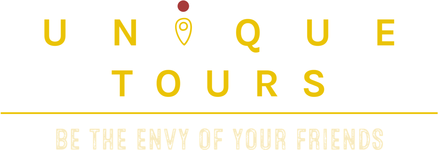 Unique Tours Logo Tagline PNG