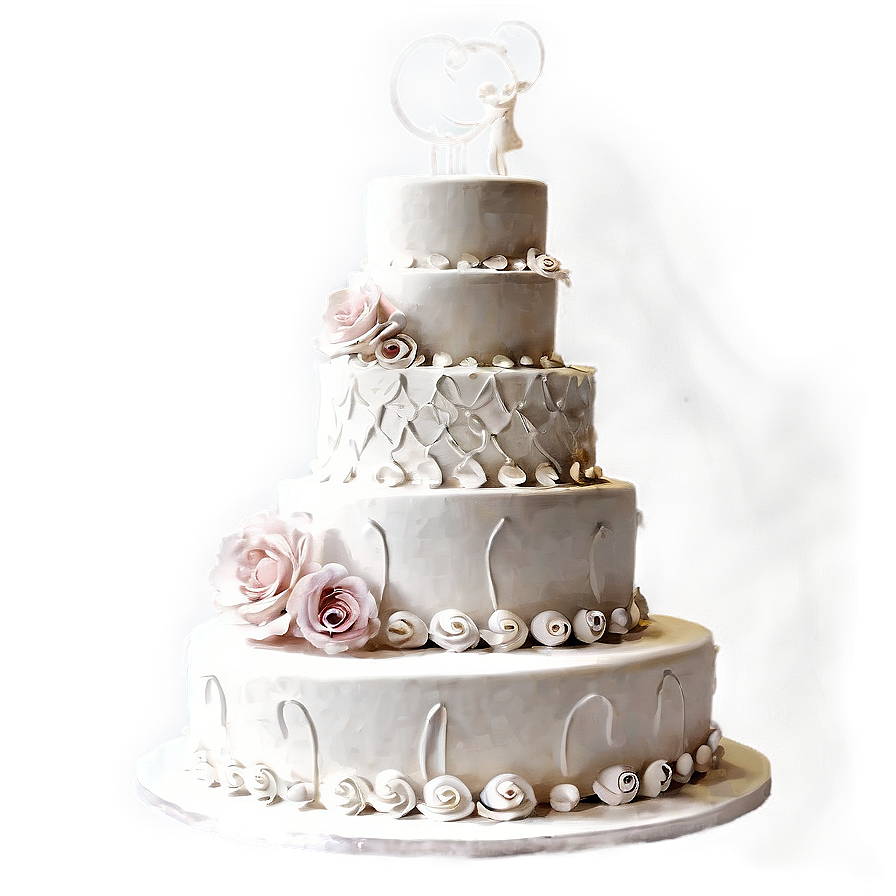 Unique Wedding Cake Png 06122024 PNG