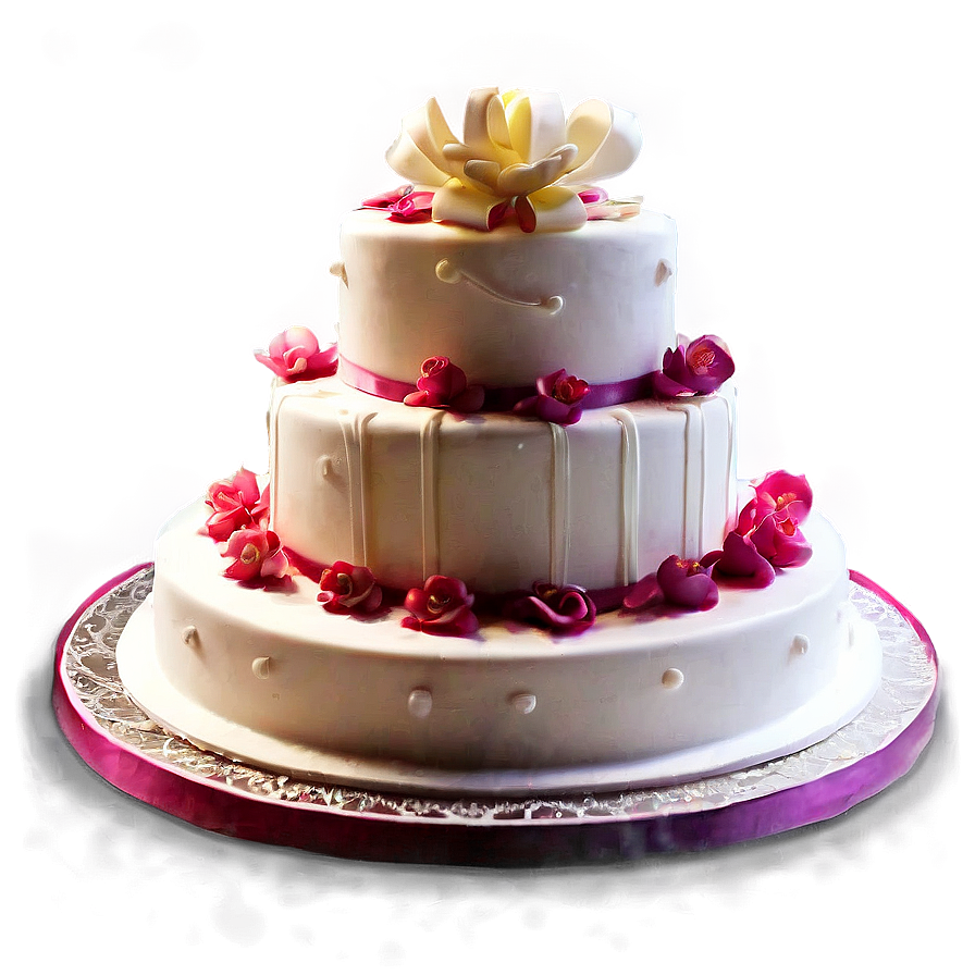 Unique Wedding Cake Png 06122024 PNG