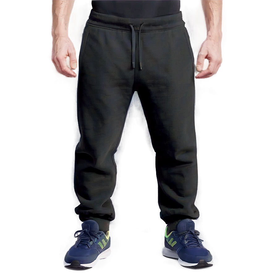 Unisex Black Sweatpants Png Fbd77 PNG