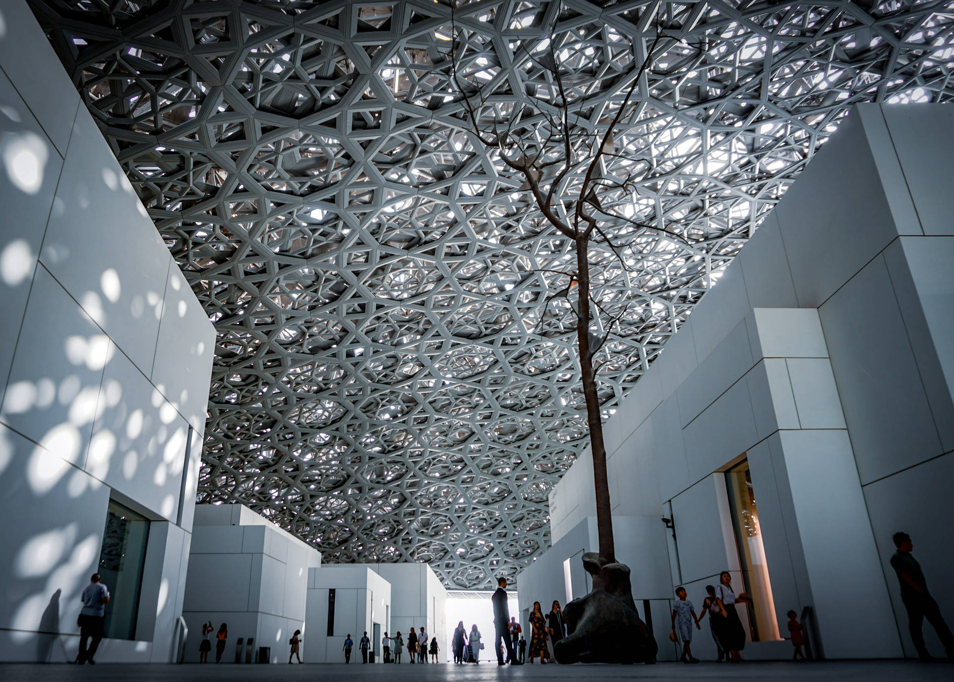 United Arab Emirates Louvre Abu Dhabi Background