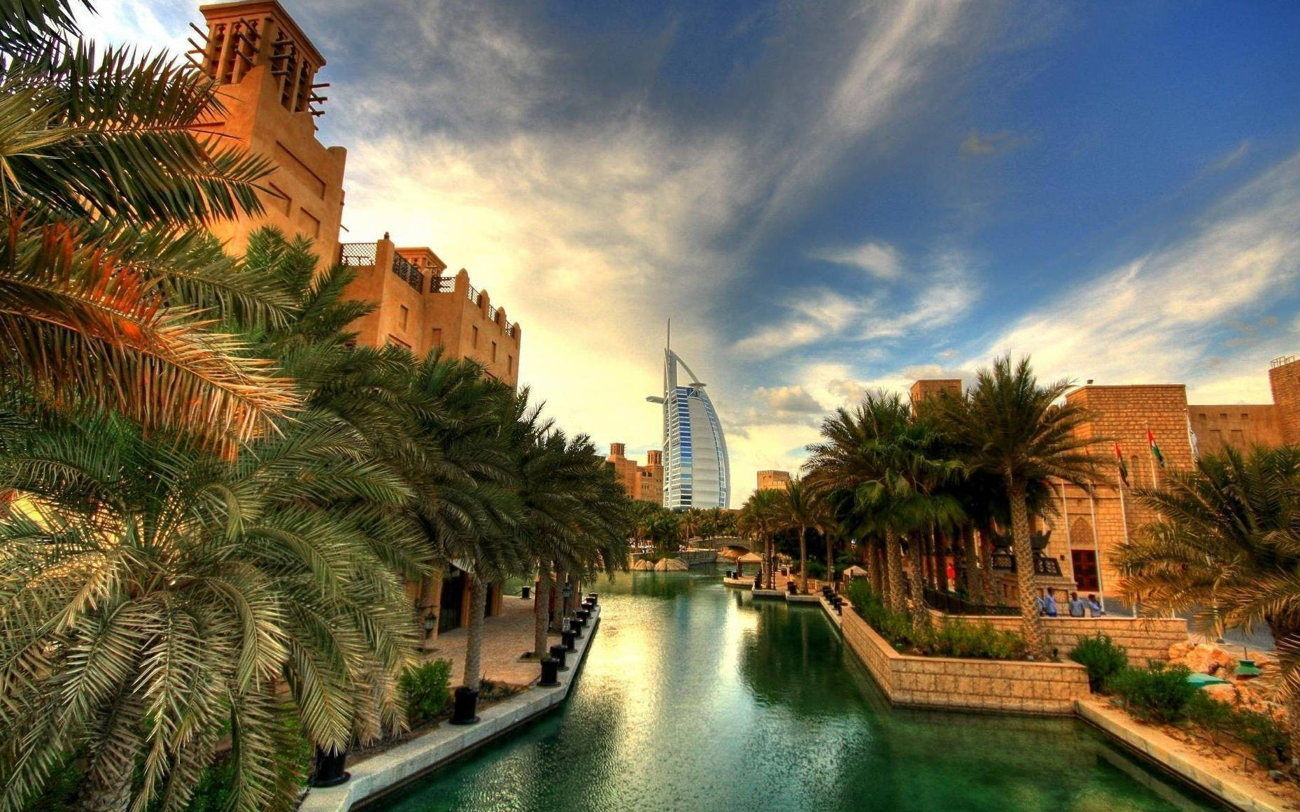 United Arab Emirates Madinat Jumeirah Waterways
