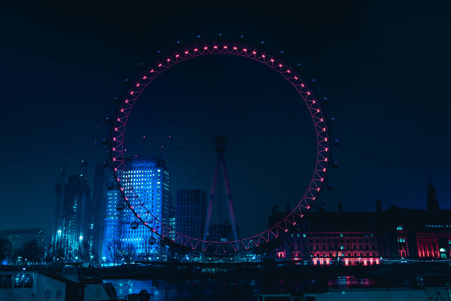 United Kingdom London Eye Wallpaper