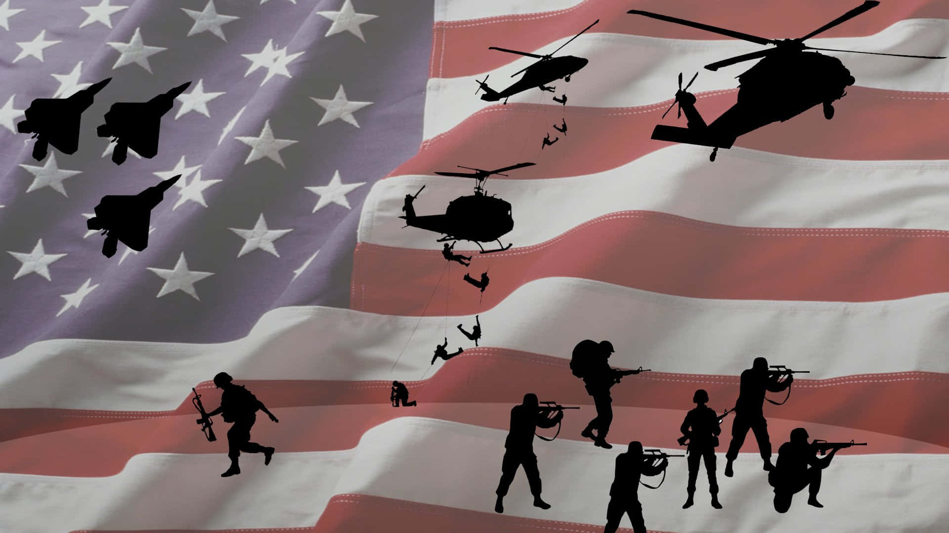 Protecting the Freedom of the United States Wallpaper