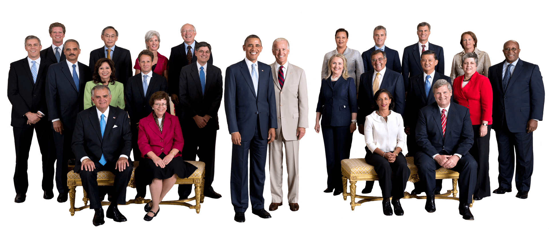 United States Cabinet Members Group Photo PNG