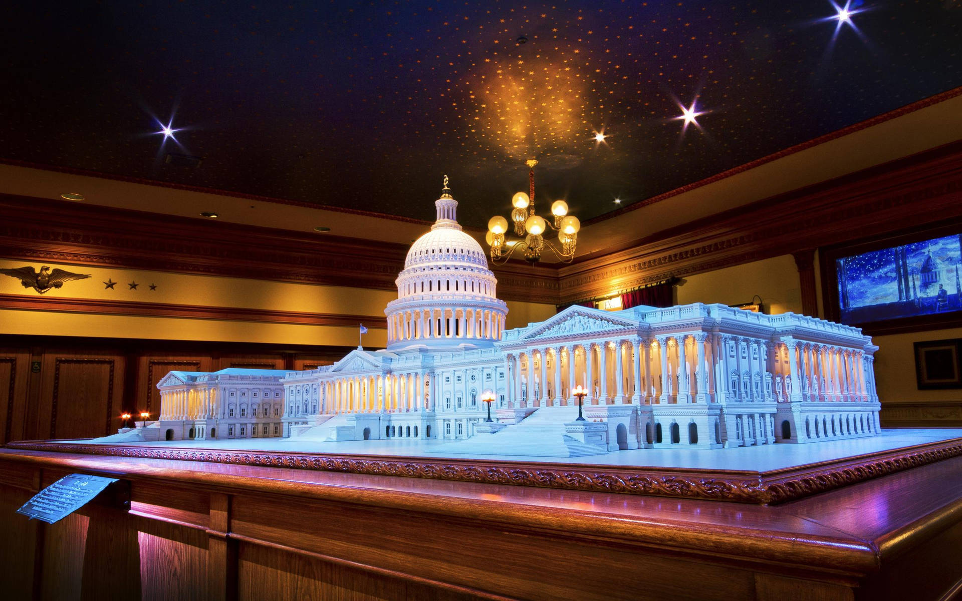 United States Capitol Model Background