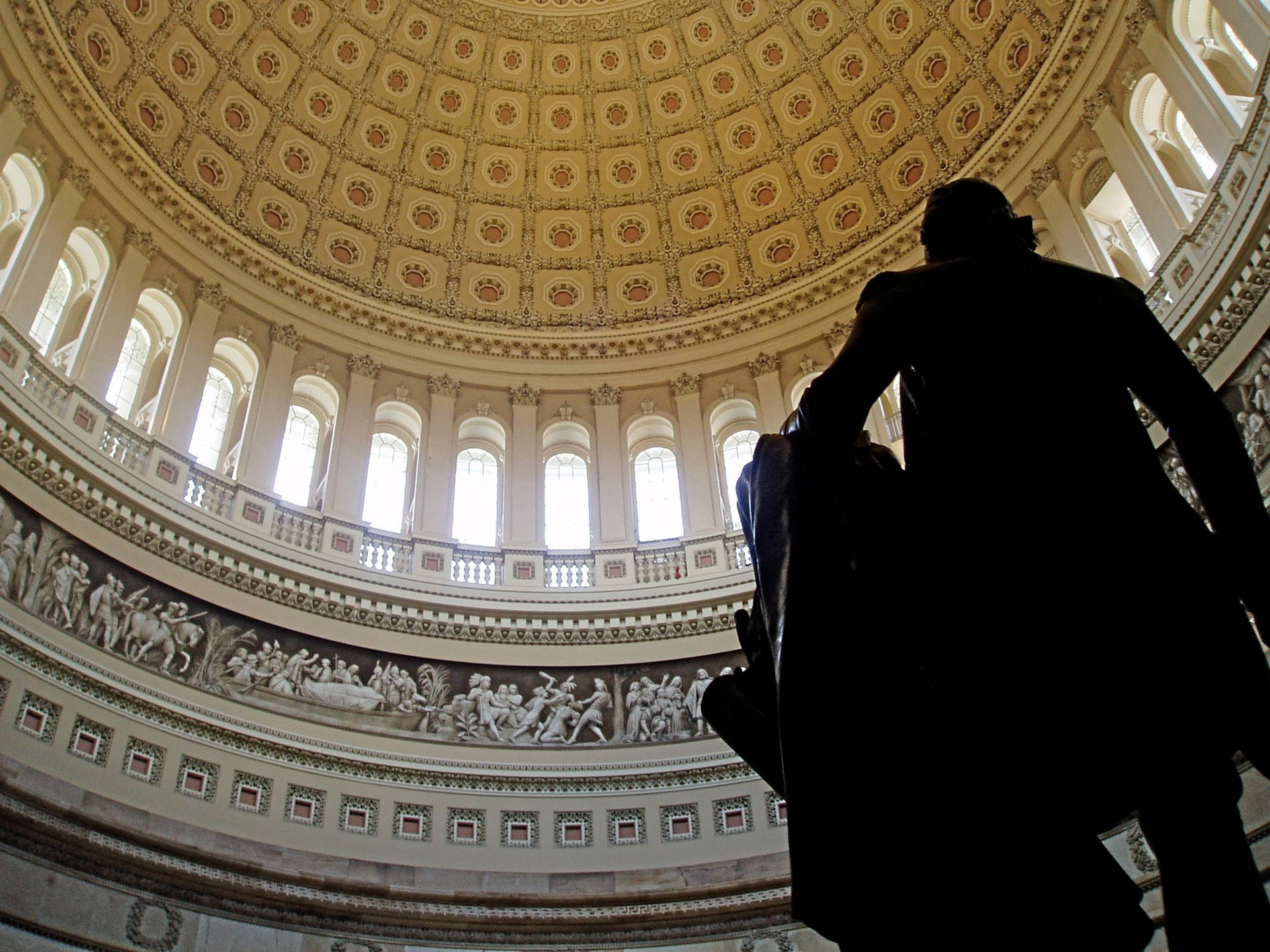 United States Capitol Rotunda Background