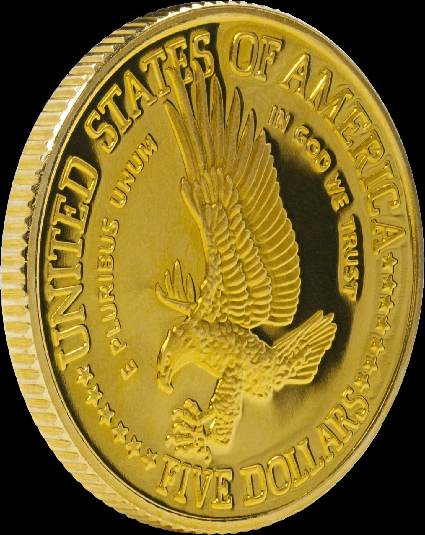 United States Gold Eagle Coin PNG