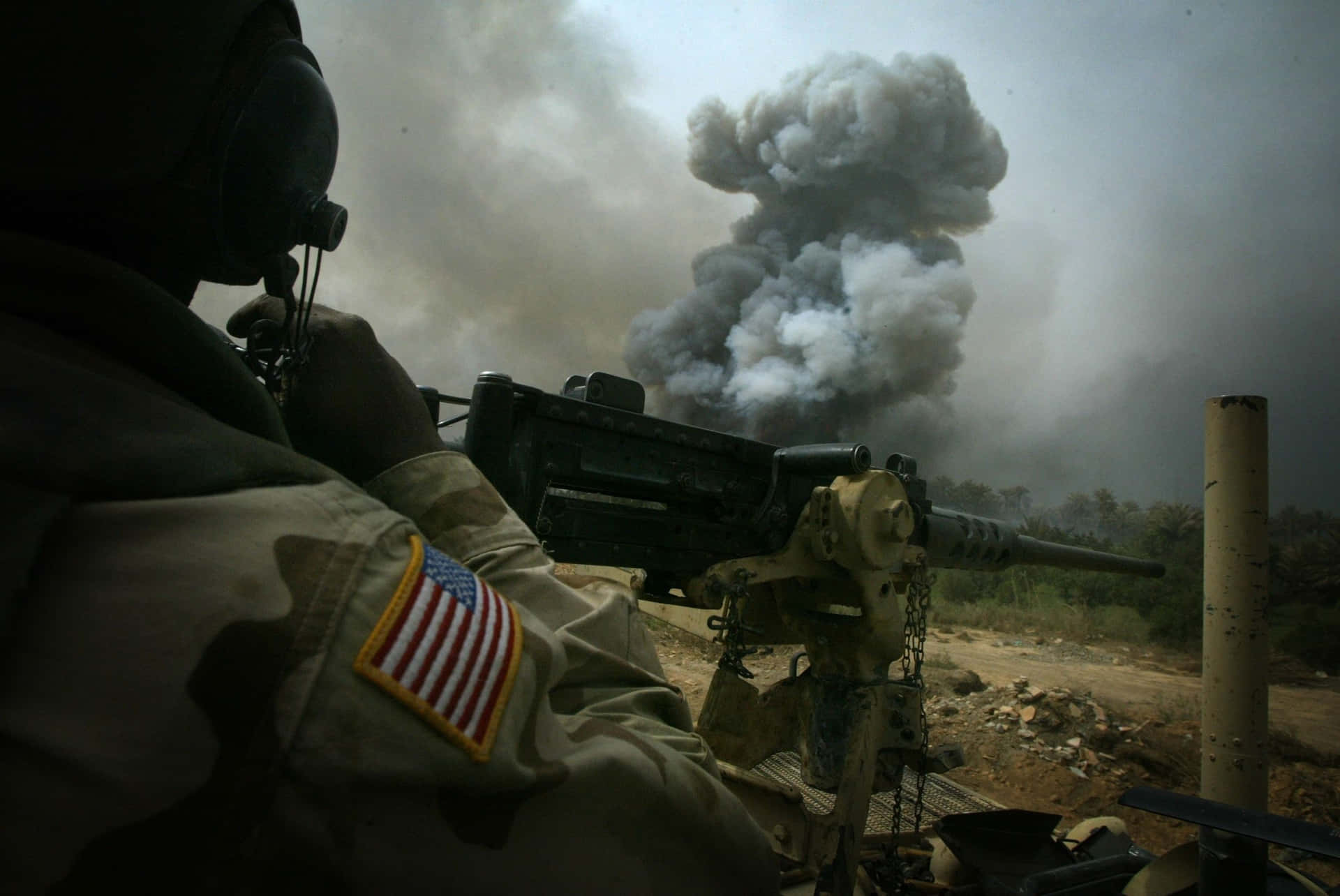 United States Military Explosion Wallpaper