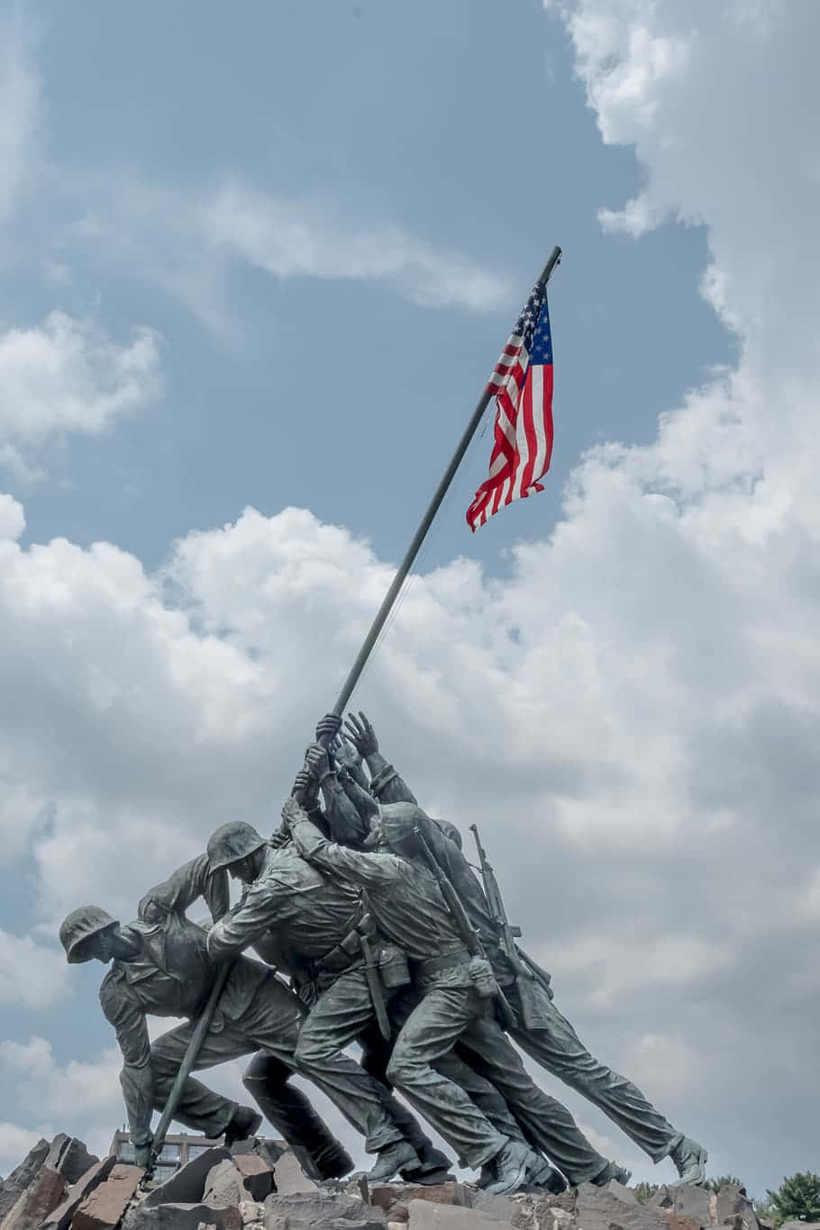 Statiuniti Militari Battaglia Di Iwo Jima Sfondo