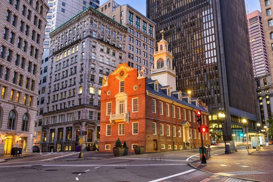 United States Old State House Background