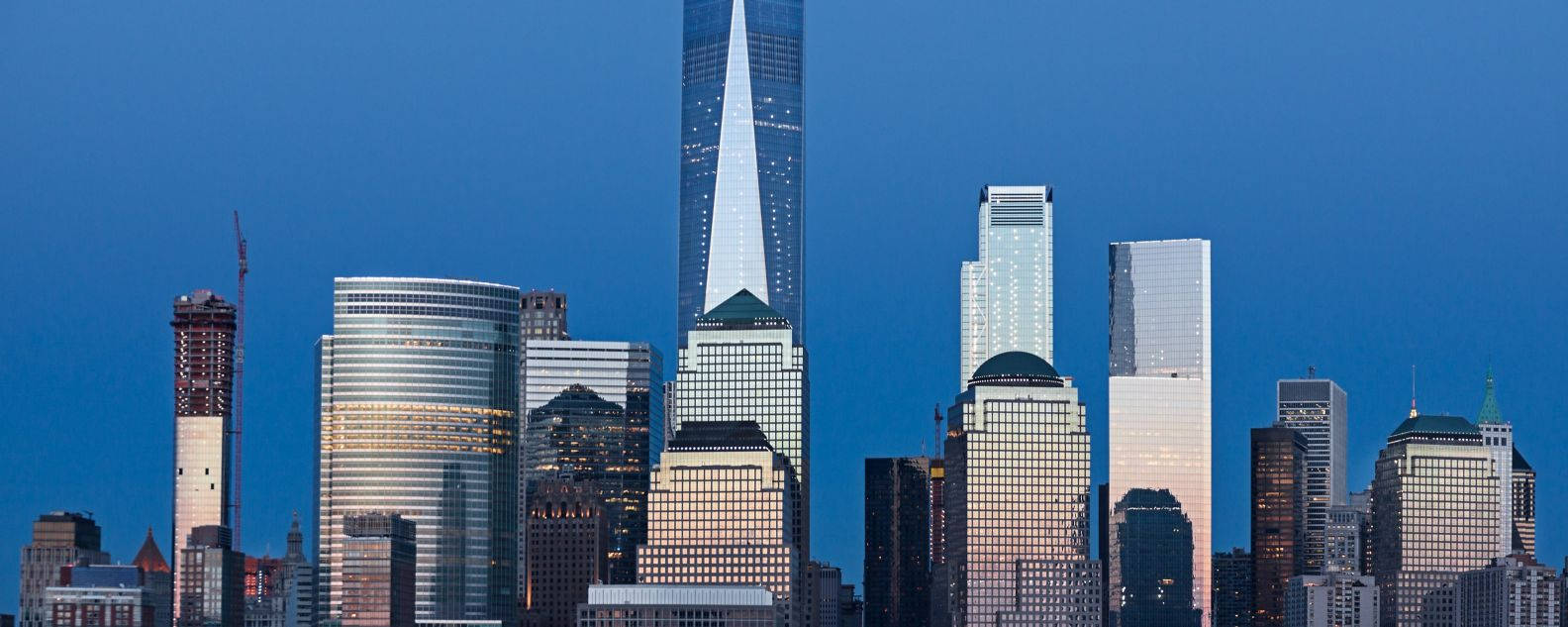 United States One World Trade Center With Buildings Wallpaper