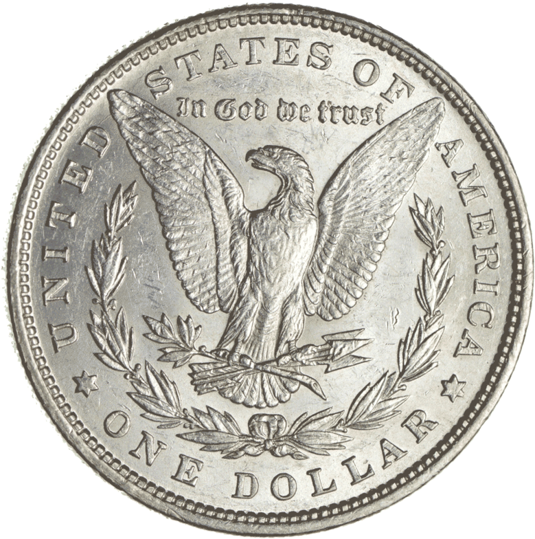 United States Silver Dollar Coin Reverse PNG