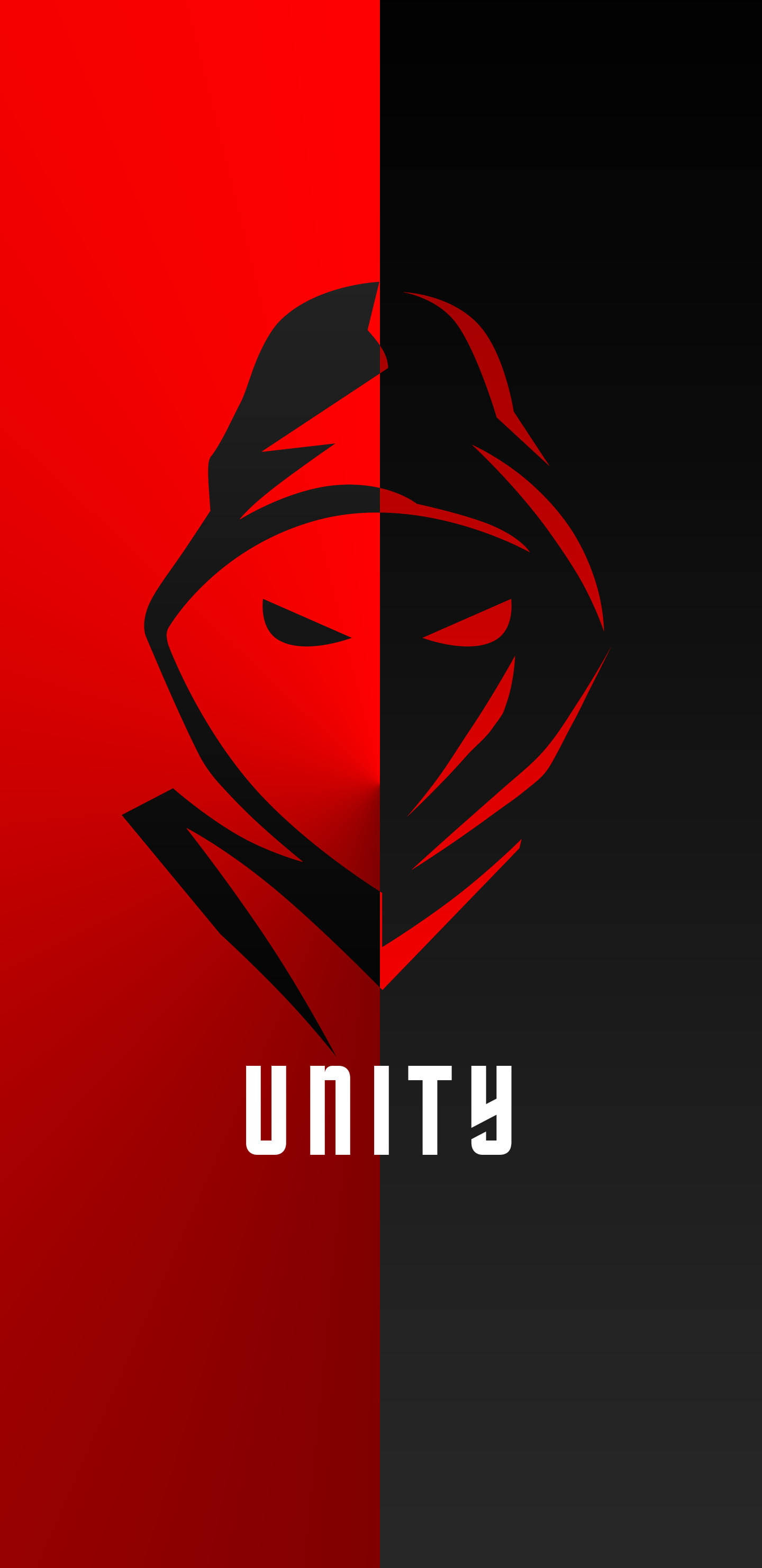 Unity Black And Red Gaming Wallpaper