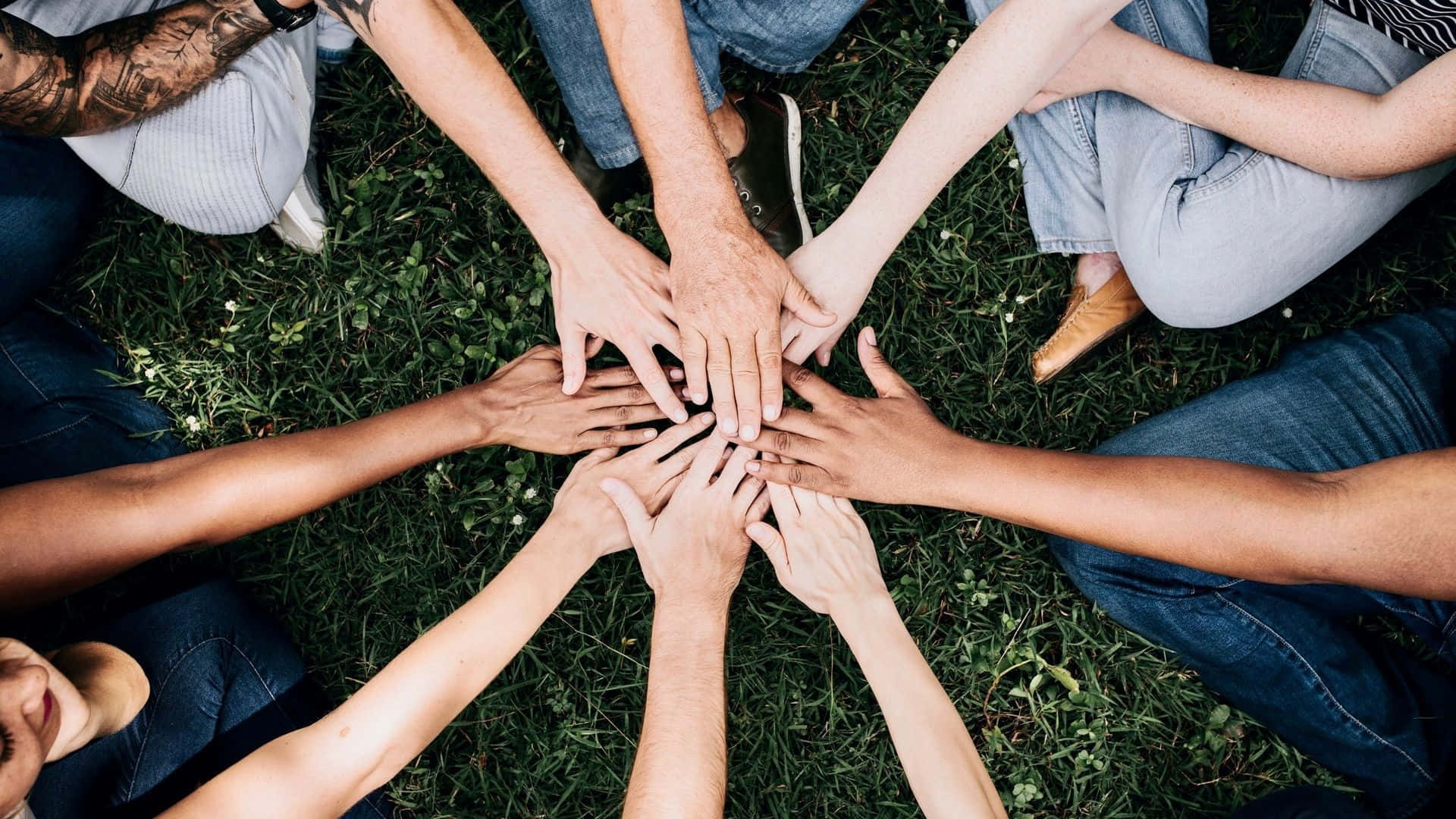 Eenheid In Diversiteit Teamwerk Achtergrond