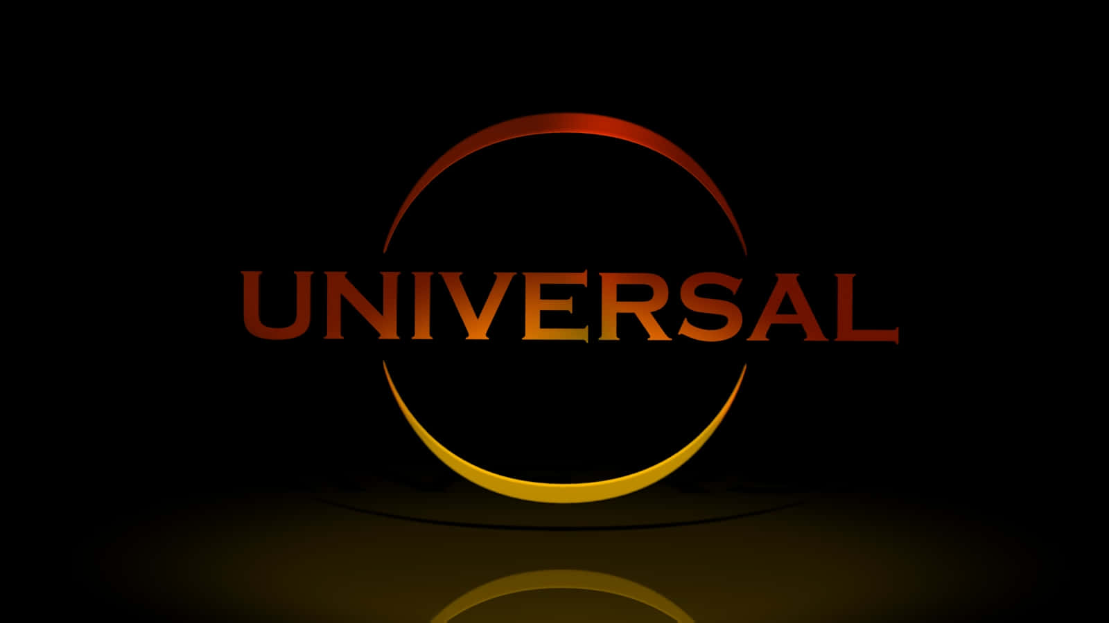 Universal Logo On A Black Background