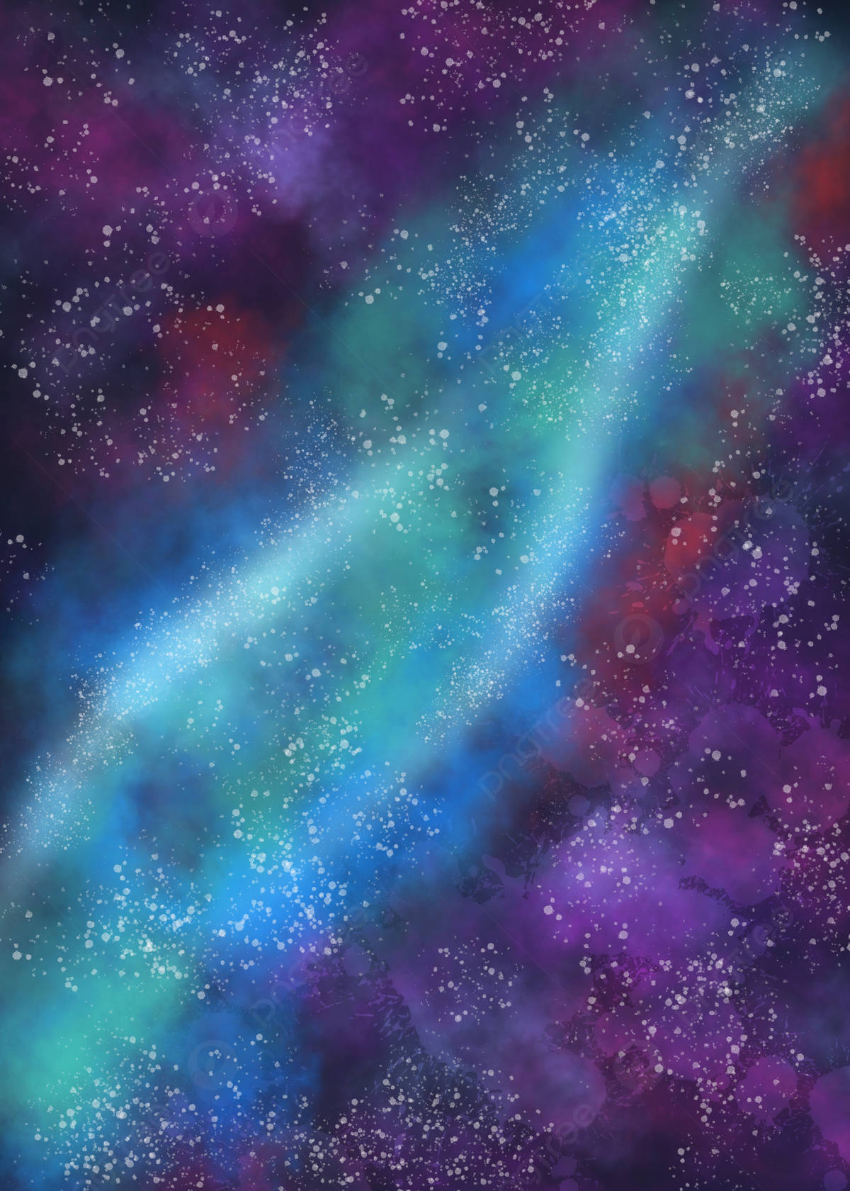 Universal Colors In Space Up-Close Wallpaper