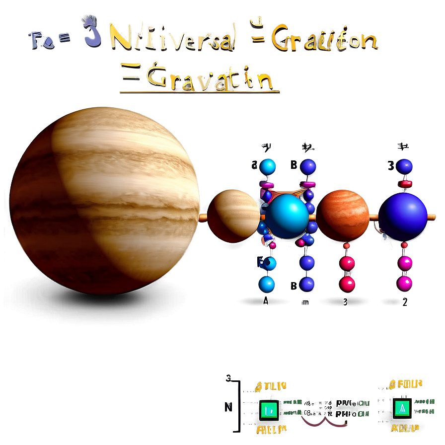 Universal Gravitation Equation Png Bbb PNG