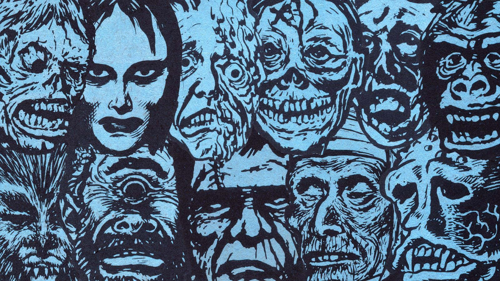 Universal Monsters Fabric Wallpaper and Home Decor  Spoonflower