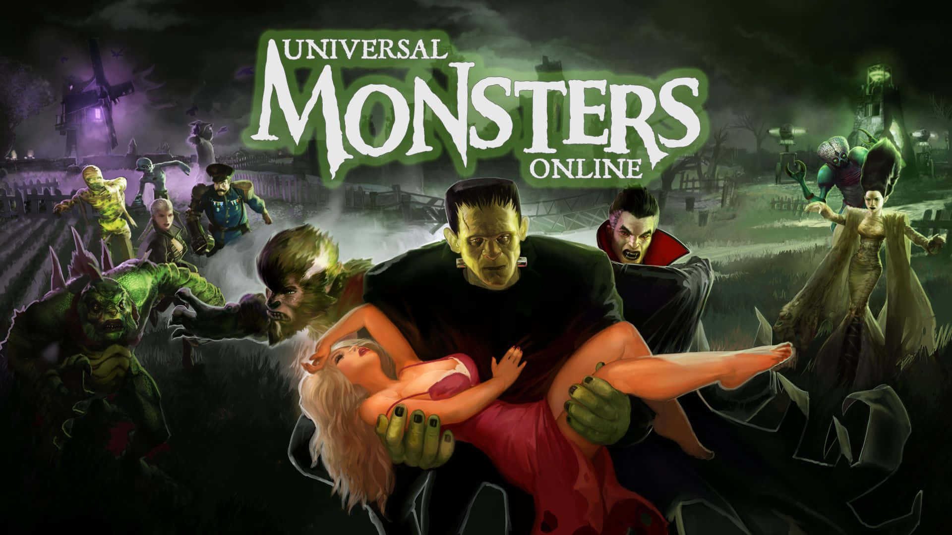 Screenshotdi Universal Monsters Online Sfondo